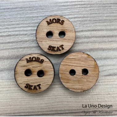 Træ Knapper
