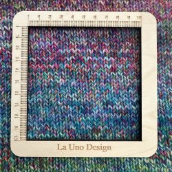 Skabelon til strikkefasthed 10 cm. x 10 cm.