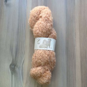 Boucl Mohair Fersken - 100 g