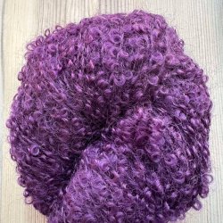 Boucl� Mohair Violet - 100 g