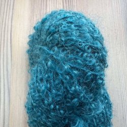 Boucl Mohair Petrol - 100 g