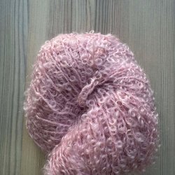 Boucl Mohair Rosa - 100 g