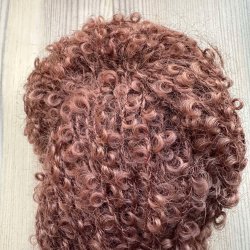 Boucl Mohair Kaffe - 100 g