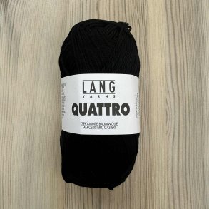 Merceriseret Bomuldsgarn Sort