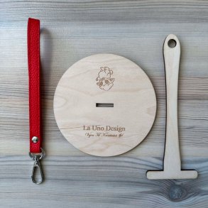 Garnholder - m/Rd rem