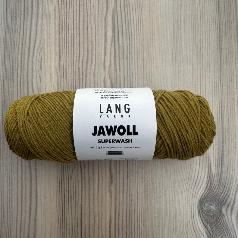 Jawoll Str�mpegarn - St�vet Gr�n