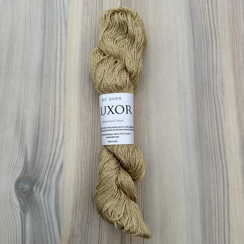 LUXOR Merceriseret Bomuld - Lys Beige