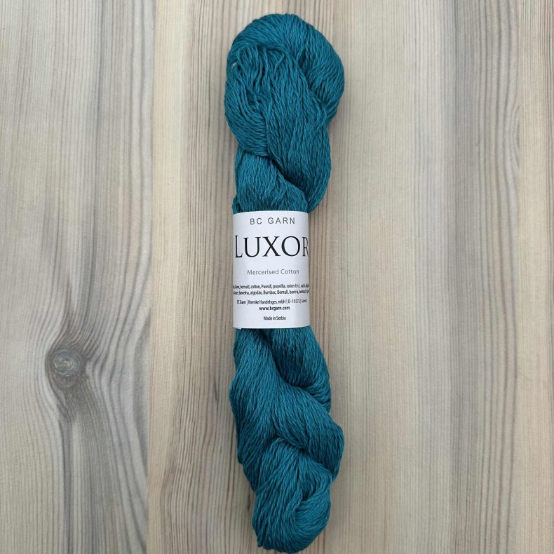 LUXOR Merceriseret Bomuld - Petroleum