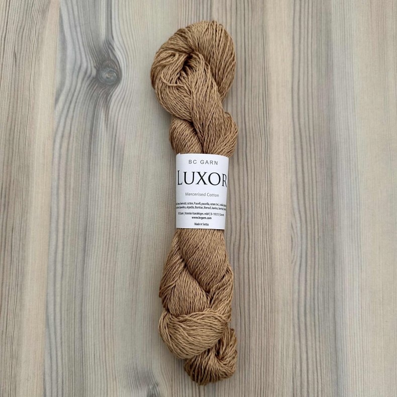 LUXOR Merceriseret Bomuld - Lysebrun