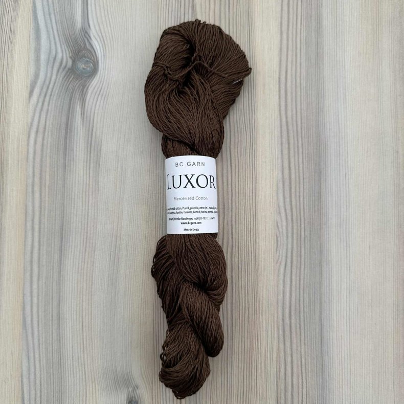 LUXOR Merceriseret Bomuld - Brun