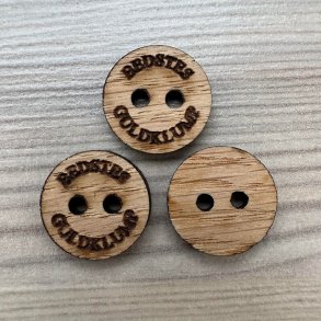 Tr Knap - Bedstes Guldklump - 17 mm