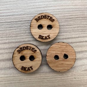 Tr Knap - Bedstes Skat - 17 mm