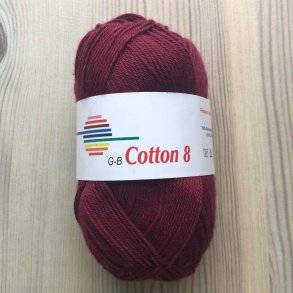 Bomuldsgarn Bordeaux