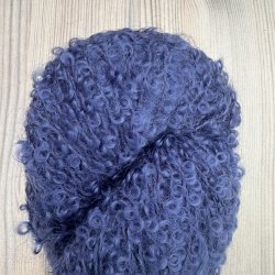 Boucl� Mohair Bl� Skygge - 100 g
