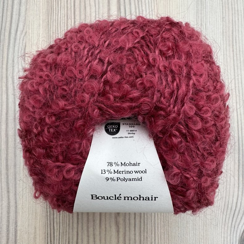 Boucl� Mohair Rhododendron - 50 g