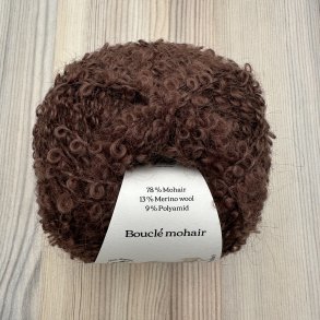 Boucl� Mohair Kaffe - 50 g