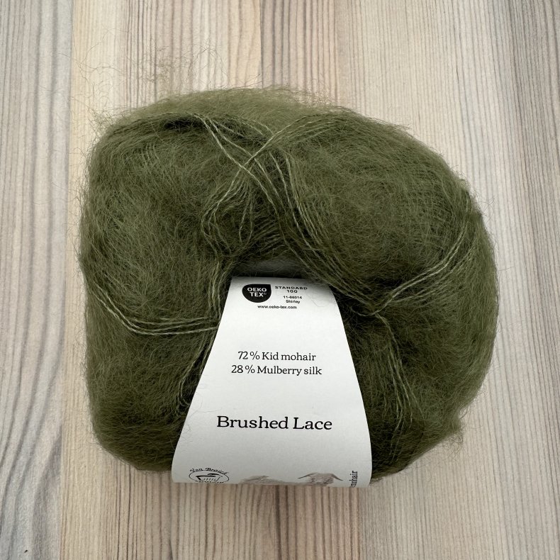 Brushed Lace Oliven - 25 g