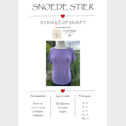 Strikkeopskrift - Snoede Stier