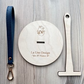 Garnholder - m/Bl rem