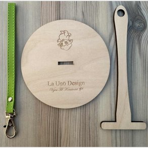 Garnholder - m/Limegrn rem