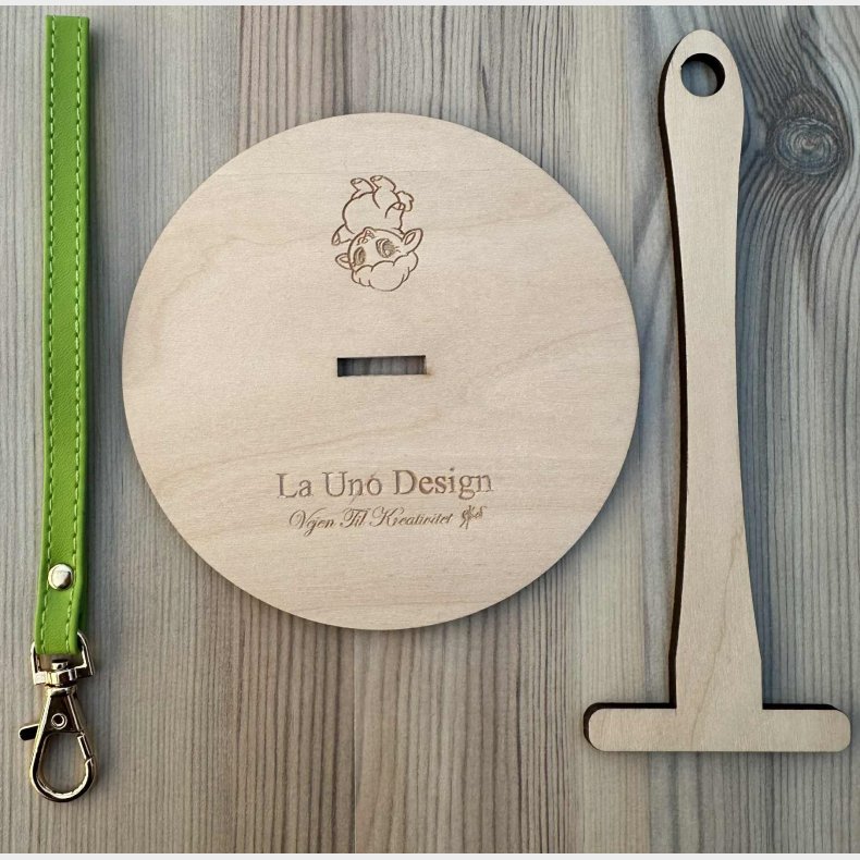 Garnholder - m/Limegrn rem