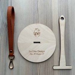 Garnholder - m/Brun rem