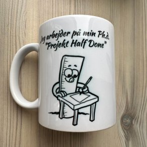 Jeg arbejder p min Ph.d.  