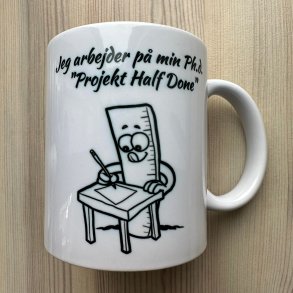 Jeg arbejder p min Ph.d.  