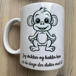 Jeg strikker og hkler kun - Til hjre hnd