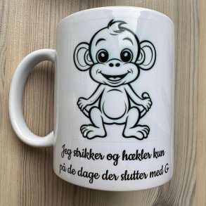 Jeg strikker og hkler kun - Til hjre hnd