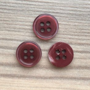 Plastik Knap Mrk Rd - 10 mm