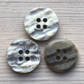 Plastik Knap Sten look 18 mm