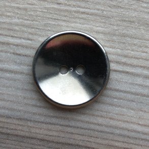 Plastik Knap Spejl - 18 mm