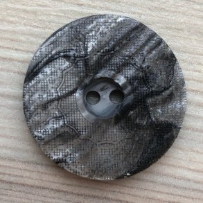 Plastik Knap Rustik Slvlook - 26 mm