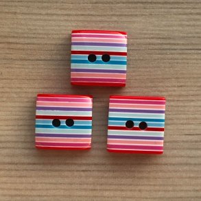 Plastik Knap Multistribet Rd - 15 mm