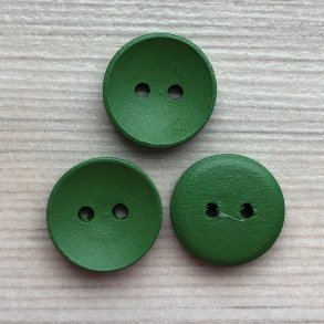 Tr Knap Rund Grn - 12 mm