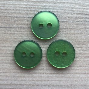 Plastik Knap  Grn - 12 mm
