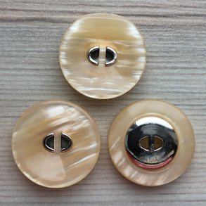 Plastik Knap Metal Pynt Lys - 22 mm