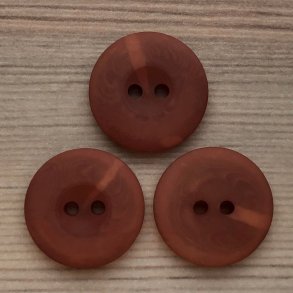 Plastik Knap Mokka - 23 mm