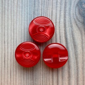 Plastik Knap Med Skjult Hul  Rd - 15 mm