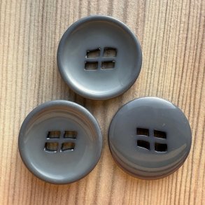 Plastik Knap Vindue Duset bl - 22 mm