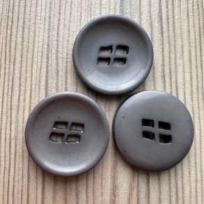 Plastik Knap Vindue Gr - 28 mm