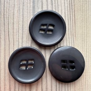 Plastik Knap Vindue Koks - 22 mm