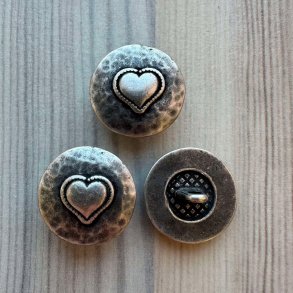 Metal Knap med monteringsje - 20 mm