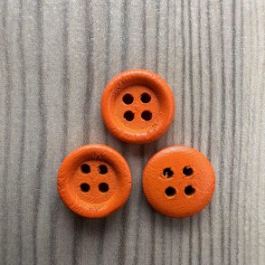 Tr Knap Lille Orange - 12 mm