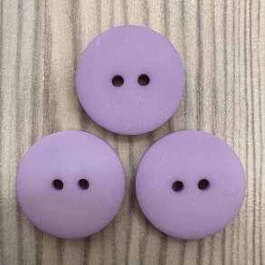 Plastik knap, lyslilla - 22 mm
