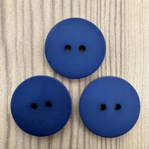 Plastik knap, marinebl - 22 mm