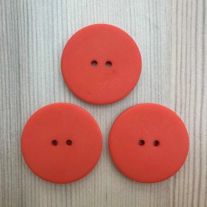 Plastik Knap Stor R�d - 35 mm