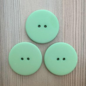 Plastik Knap Stor Lys Gr�n - 35 mm