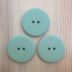 Plastik Knap Stor Mint - 35 mm
